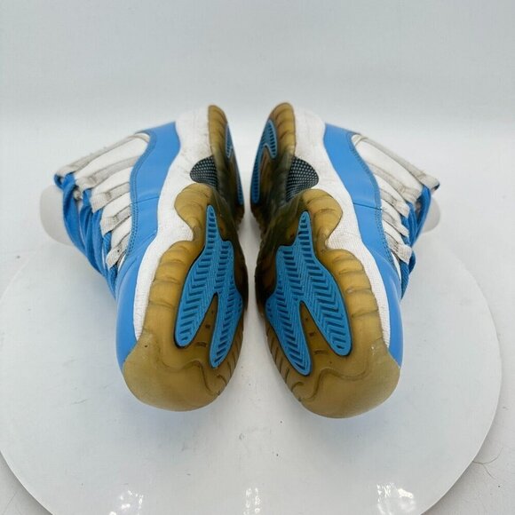 Nike Air Jordan 11 Low UNC Youth Sz 5Y Women 6.5 528896-106 University Blue Shoe - Picture 9 of 13